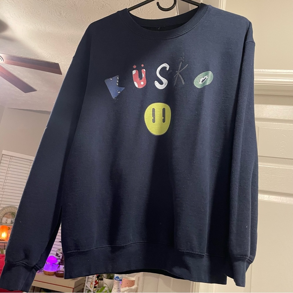 Navy Kusko Swestshirt